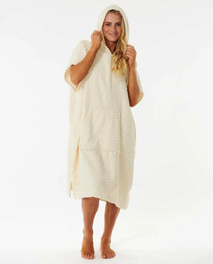 SWIRL TERRY HOODED TOWEL