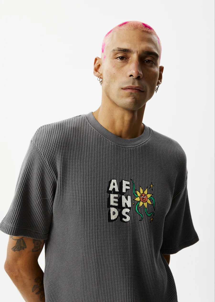 FLOWERBED RECYCLED WAFFLE RETRO FIT TEE