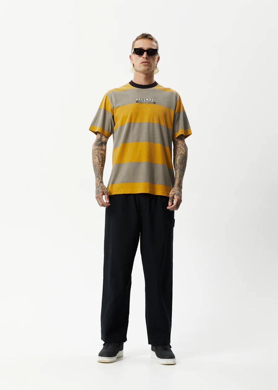 SPACE RECYCLED STRIPE RETRO FIT TEE