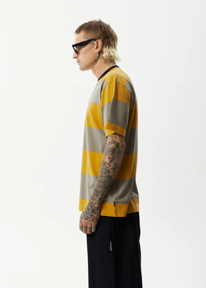 SPACE RECYCLED STRIPE RETRO FIT TEE