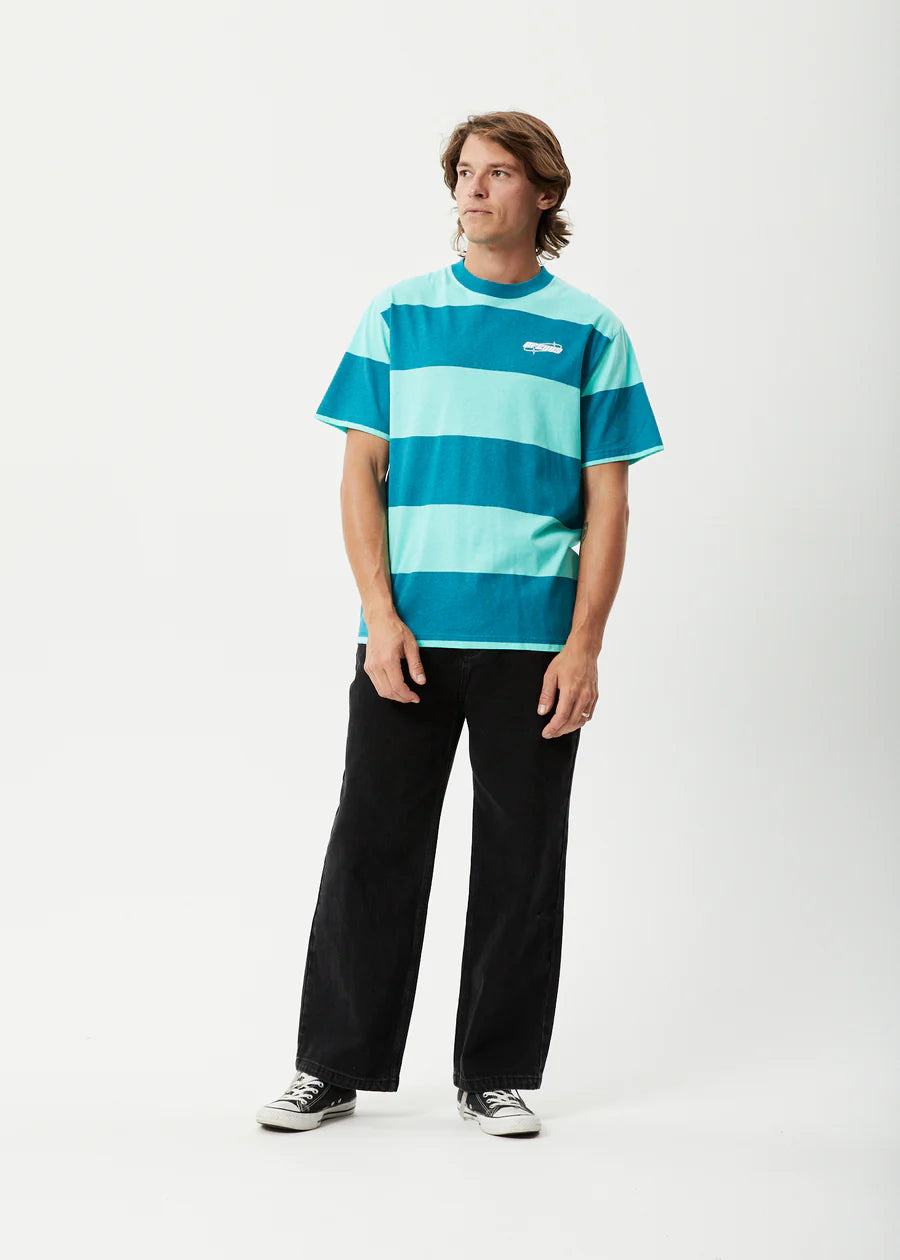 CONTINUAL RECYCLED STRIPE RETRO TEE