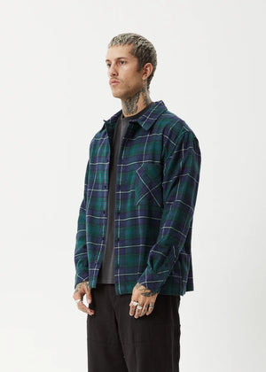 QUESTIONS RECYCLED FLANNEL SHIRT