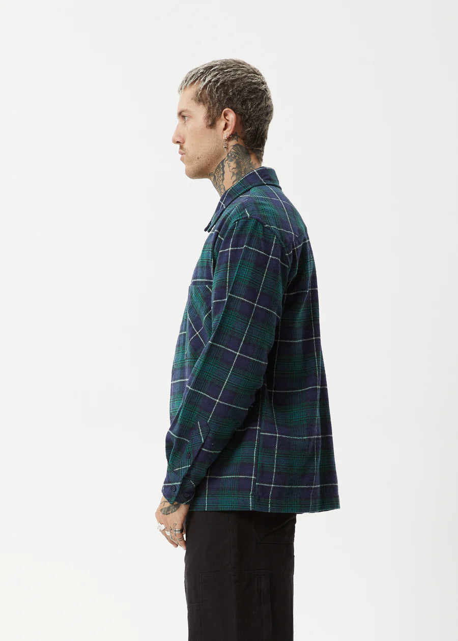 QUESTIONS RECYCLED FLANNEL SHIRT