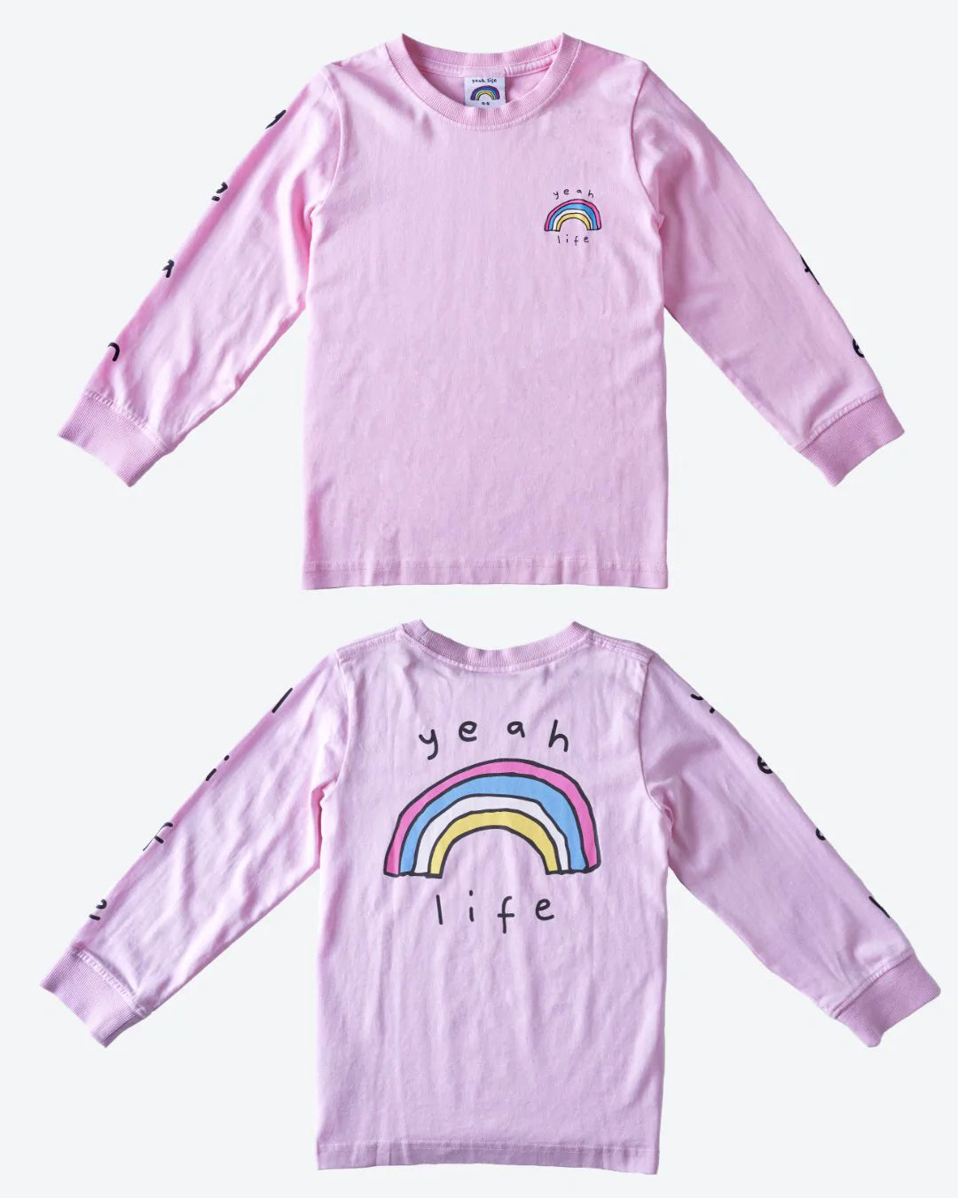 YEAH LIFE KIDS HEMP ORGANIC LONG SLEEVE TEE